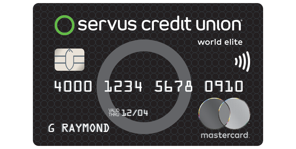 Image of Servus World Elite Mastercard credit card