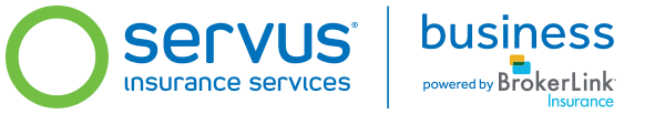 Servus Insurance Service and BrokerLink co-branded logo