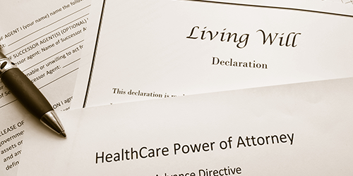 Photo of legal and estate planning documents