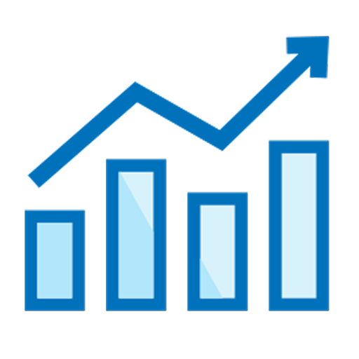 Graphic portraying stock performance