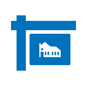 Graphic portraying a realty sign
