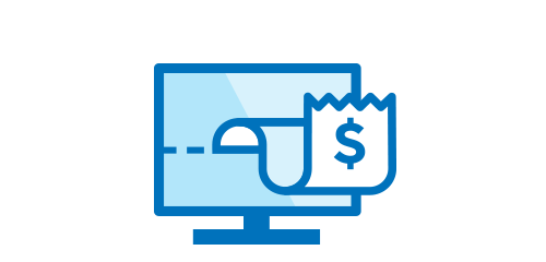 Graphic portraying making a payment