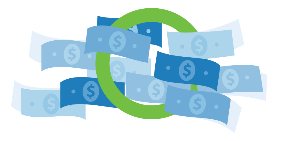 Graphic portraying Servus Profit Share